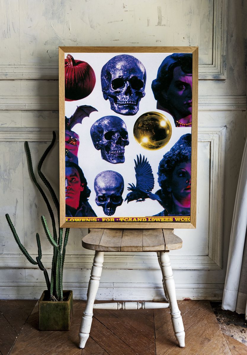 Halloween Horror Collage Poster. room preview