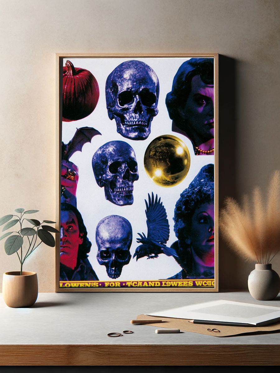 Halloween Horror Collage Poster. — room view 2