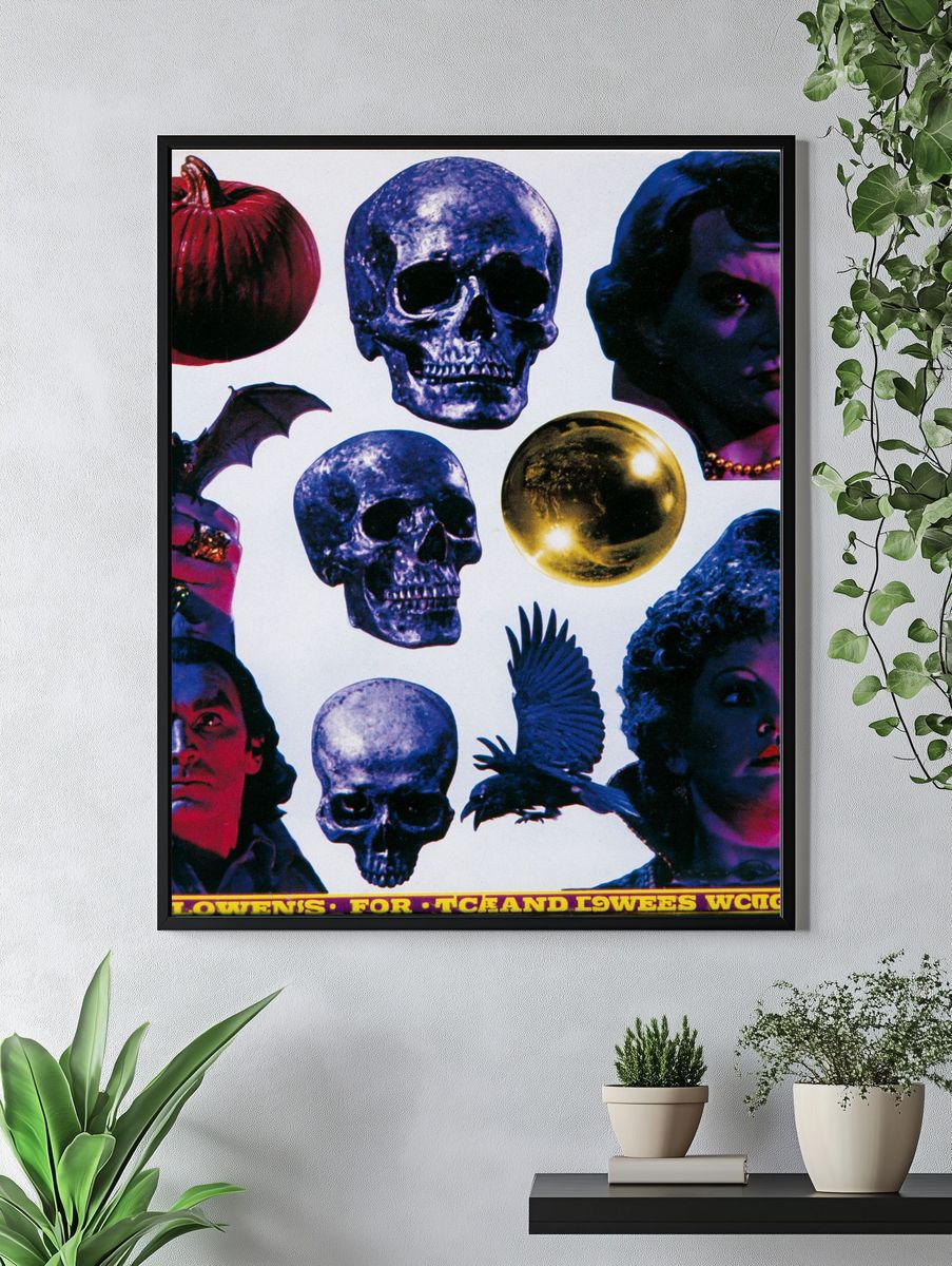 Halloween Horror Collage Poster. — room view 4