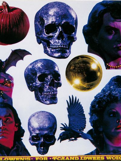 Halloween Horror Collage Poster.