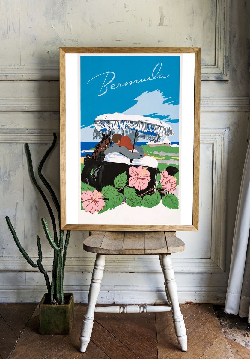 Bermuda (1940-1950) Adolph Treidler. Original. — room view 1