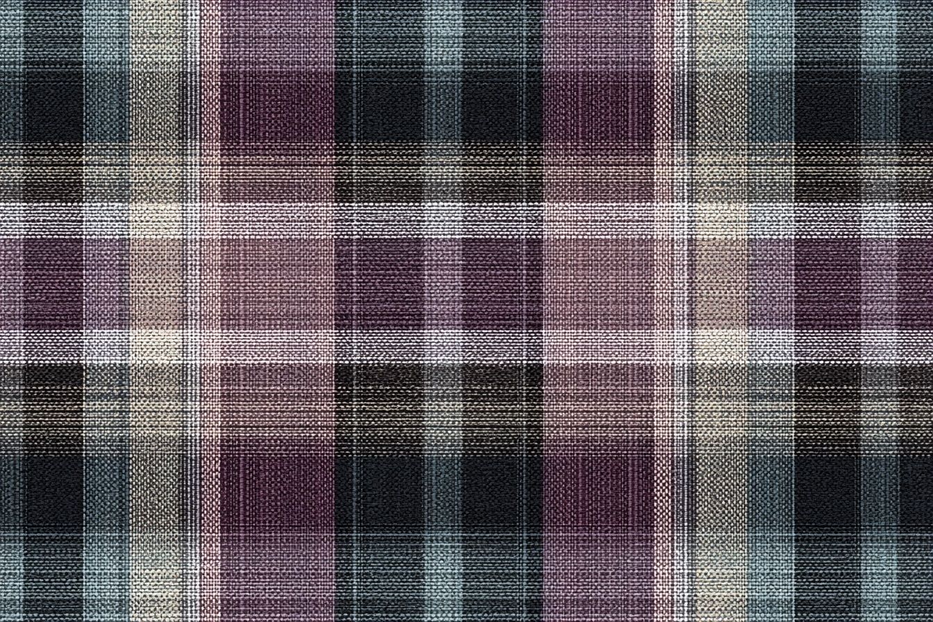 Plum Tartan Plaid Print. poster — vintage art