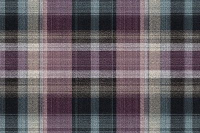 Plum Tartan Plaid Print. poster print