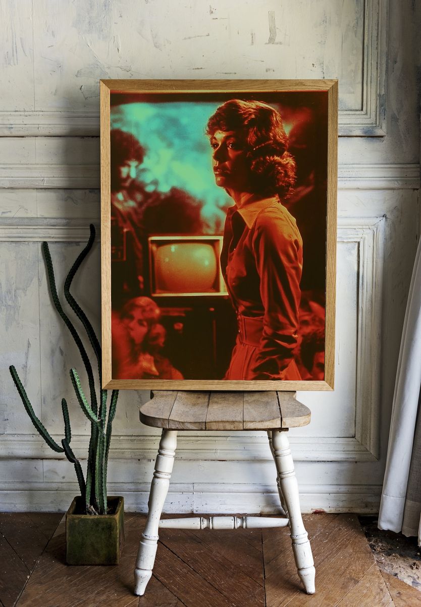 Retro TV Portrait Poster. — room view 1