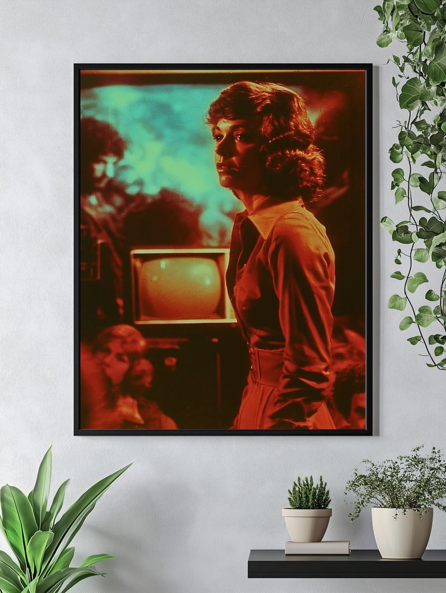 Retro TV Portrait Poster. — room view 4