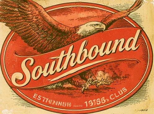Southbound Vintage Travel Poster. poster — vintage art