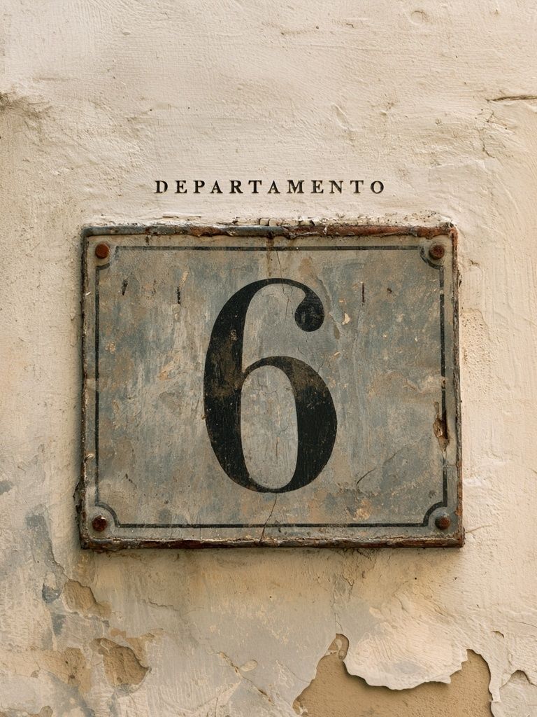 Departamento 6 Vintage Print. poster detail
