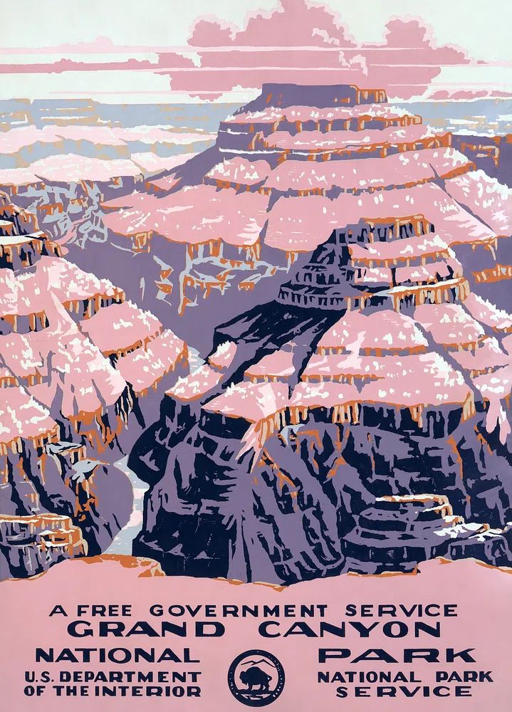 Grand Canyon National Park, free. poster detail