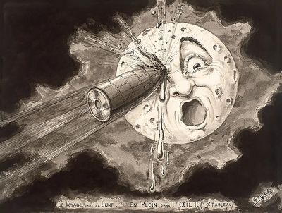 Le voyage dans la lune.