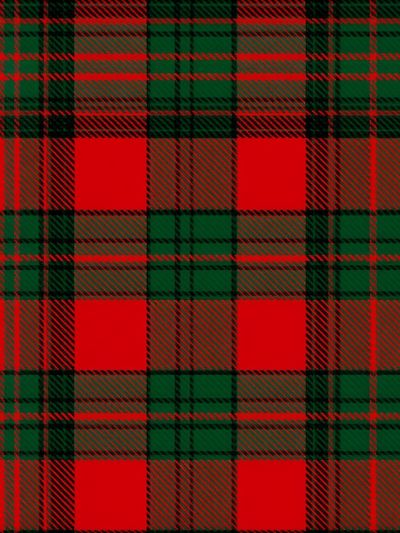 Red and Green Tartan Pattern Poster.