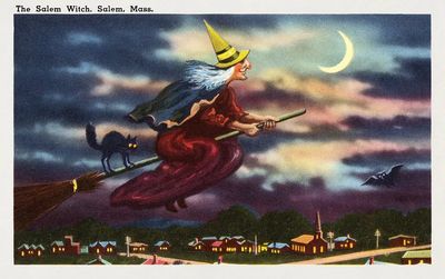 The Salem Witch — Vintage Print. poster