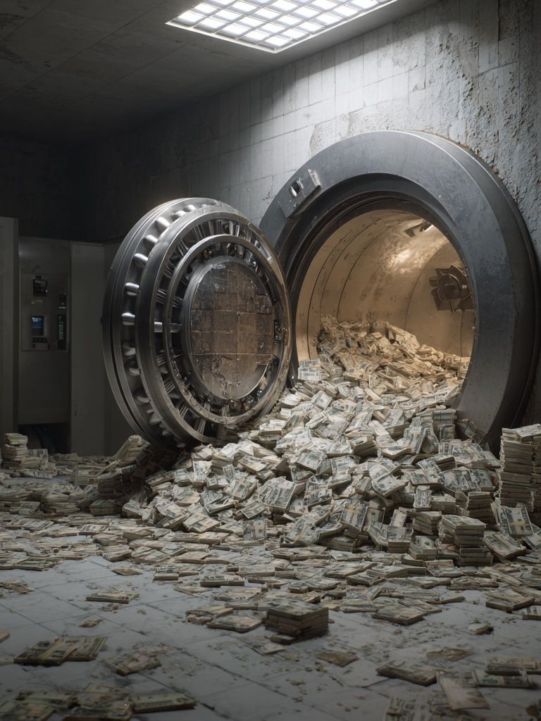 Vault of Wealth — Photography Print. poster — photography art