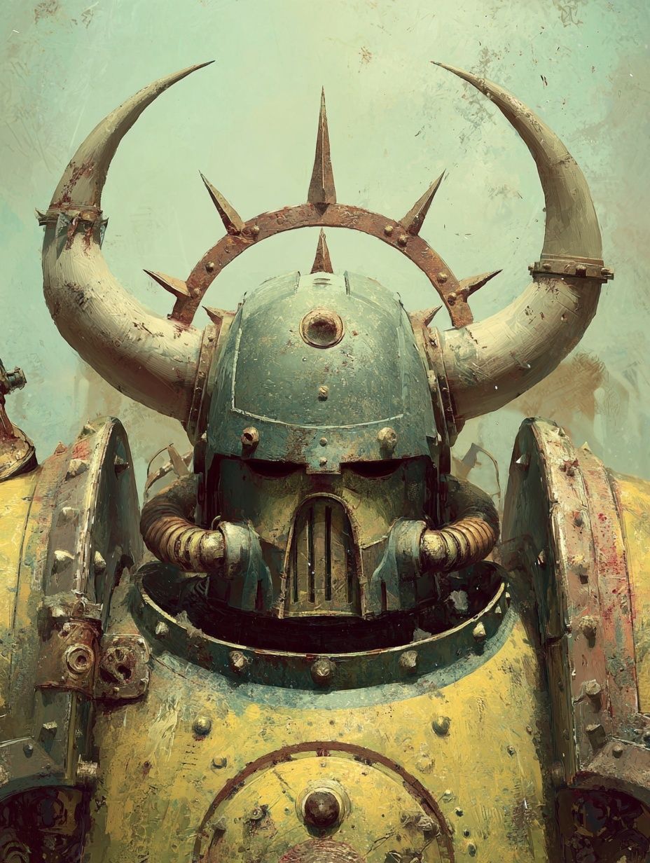 Warrior Armor — Digital Art Print. poster detail