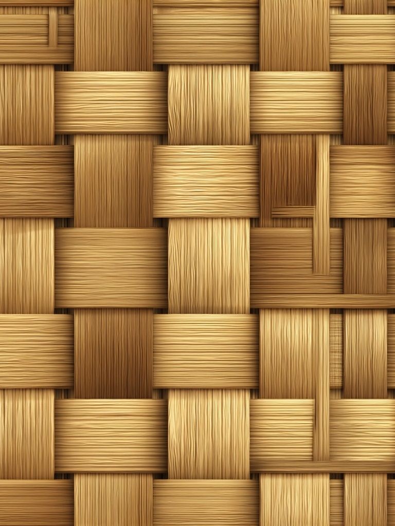 Woven Bamboo Texture Poster.