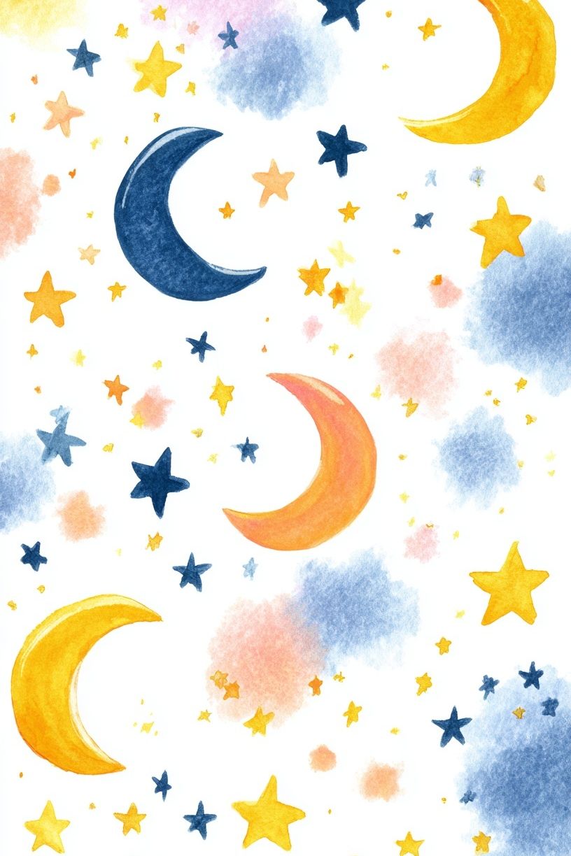 Celestial Dreams — Watercolor Print. poster detail