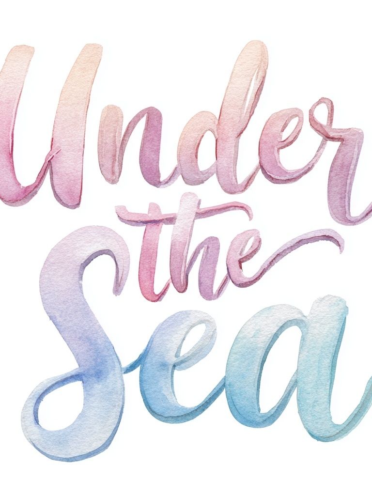 Under the Sea — Watercolor Print.