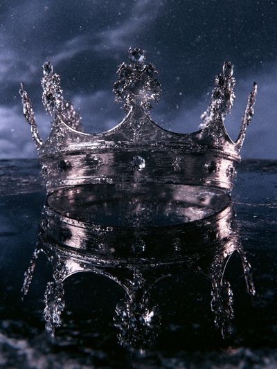 Water Crown Photography Poster.