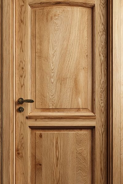 Elegant Wooden Door — Fine Art Print. poster print