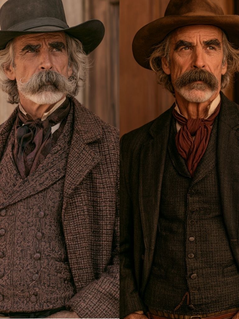 Western Dueling Portrait Poster. poster — photography art