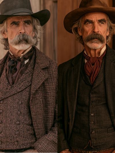 Western Dueling Portrait Poster.