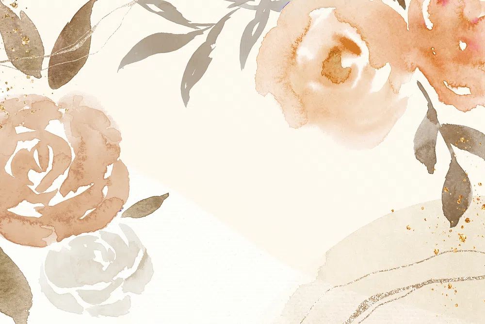 Watercolor Floral Elegance Poster. poster — botanical art