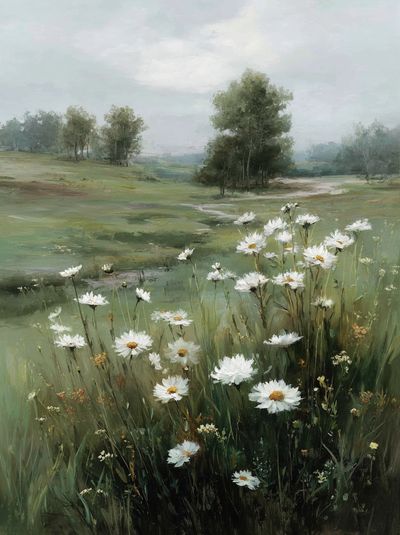 Wildflower Meadow — Fine Art Print. poster