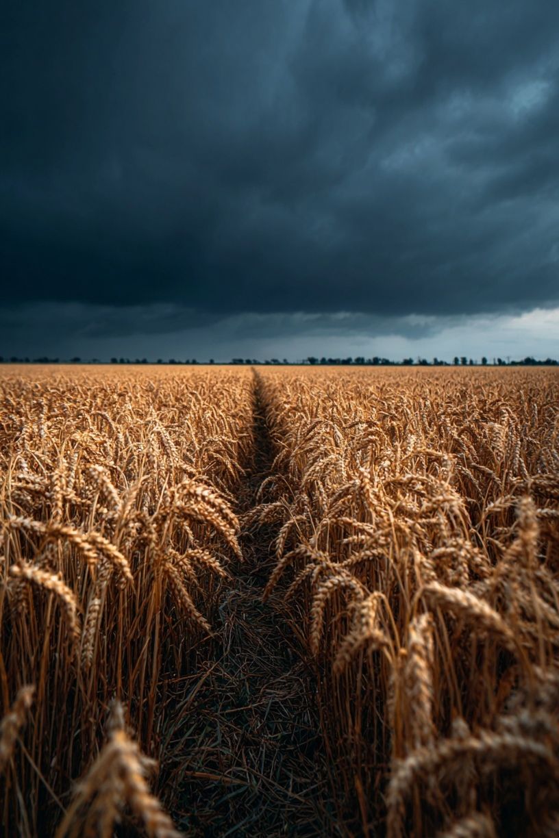 Golden Wheat Field — Photography Print. poster detail