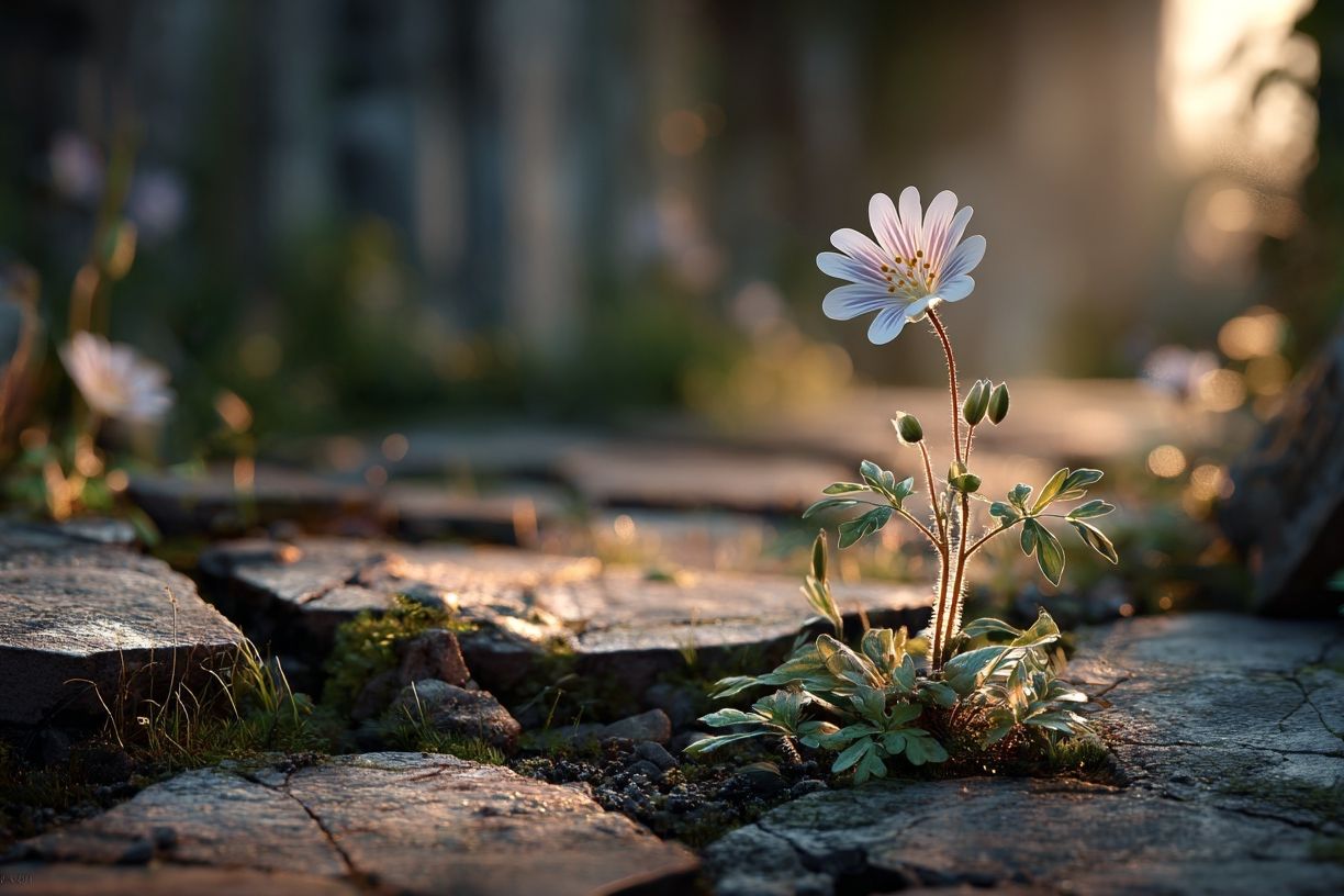 Wildflower at Dawn Photography Poster. poster — photography art