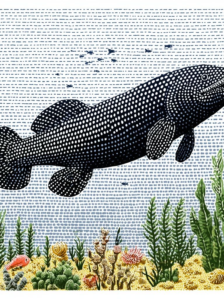 Whale Shark Underwater Illustration Poster. poster — illustration art