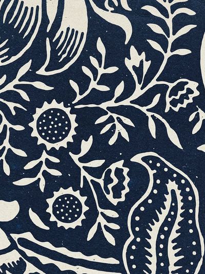 Vintage floral ornament seamless pattern. poster print