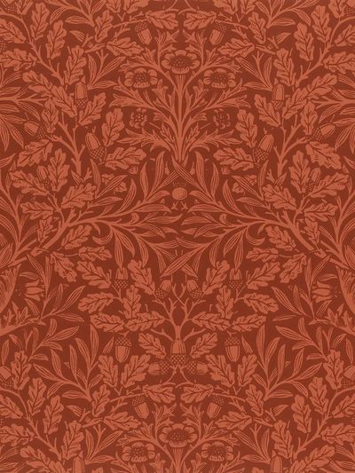 Acorns oak leaves design (1880). poster print