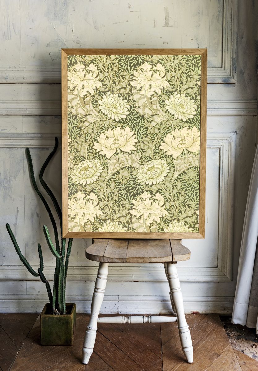Chrysanthemum by William Morris (1877) — Art Print room preview