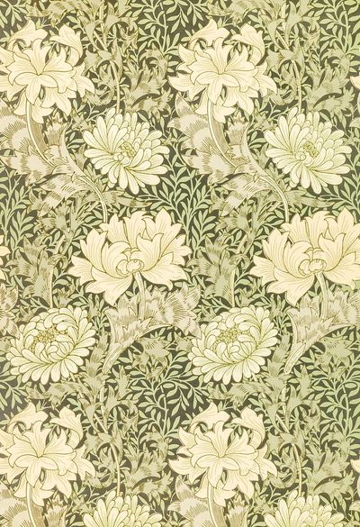 Chrysanthemum by William Morris (1877) — Art Print. poster print