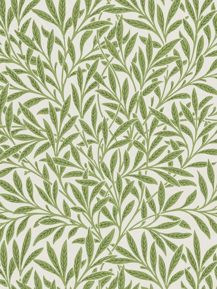 William Morris's vintage willow leaves.