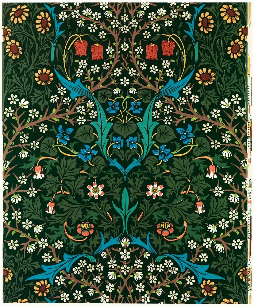 William Morris 's (1834-1896) Tulip. poster — fine-art art