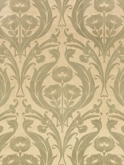 Textile Fragment by William Morris (c 1900) — Art Print. poster