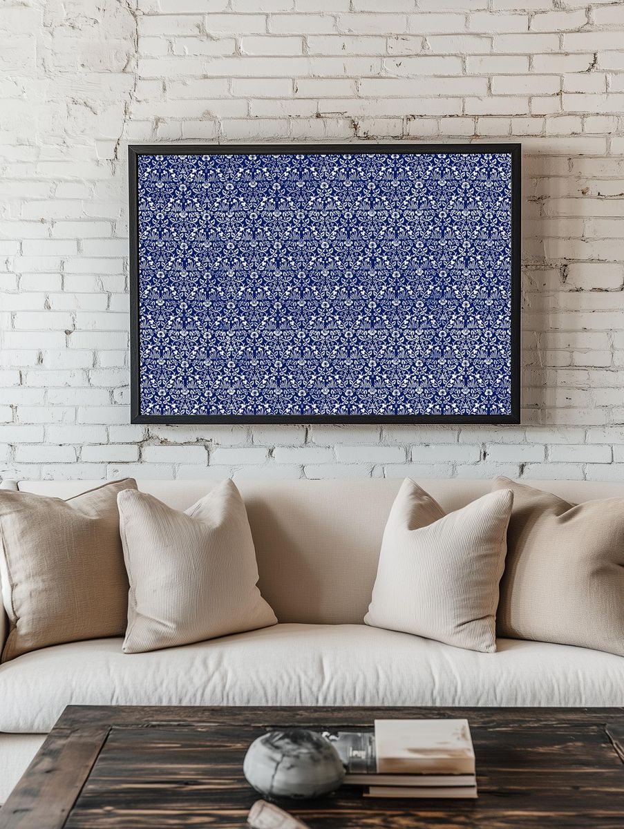 William Morris 's famous pattern. — room view 1