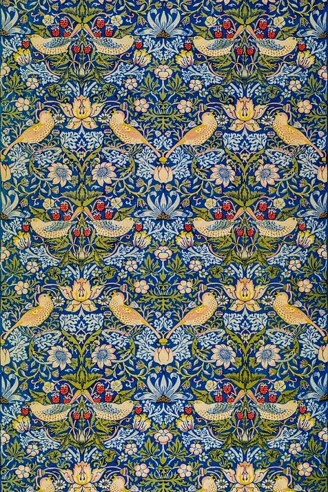 William Morris 's (1834-1896) Printed. poster — fine-art art