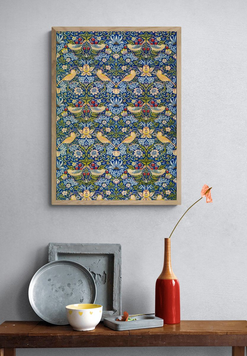 William Morris 's (1834-1896) Printed. — room view 3