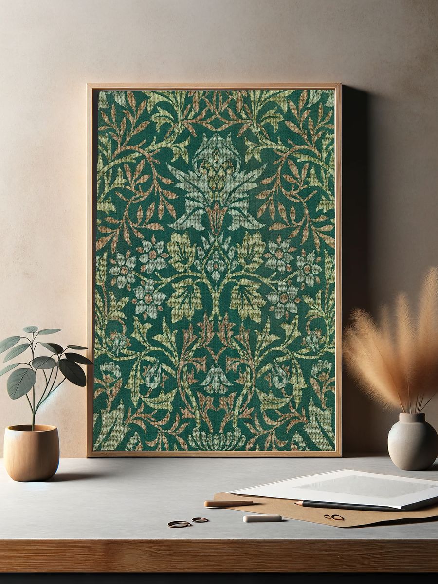 William Morris 's (1834-1896) Flower. — room view 2