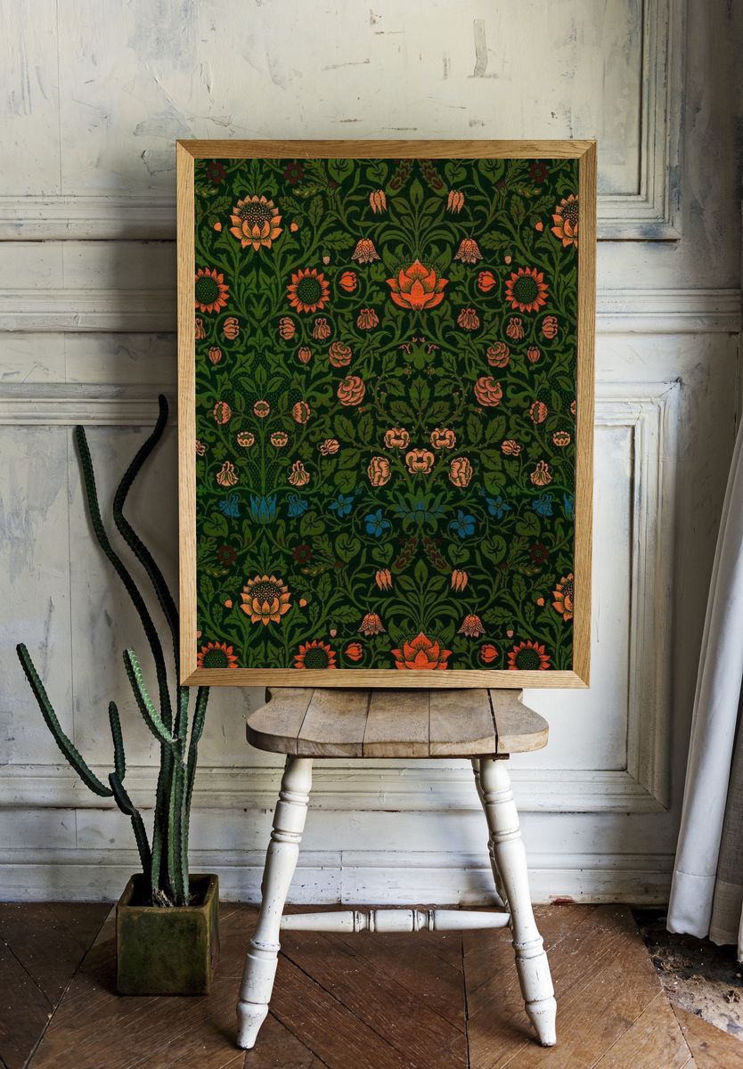 William Morris 's (1834-1896) Violet. — room view 1