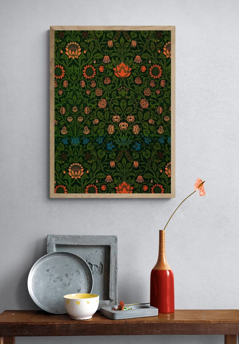 William Morris 's (1834-1896) Violet. — room view 3