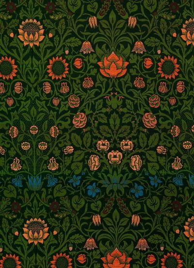 William Morris 's (1834-1896) Violet. poster