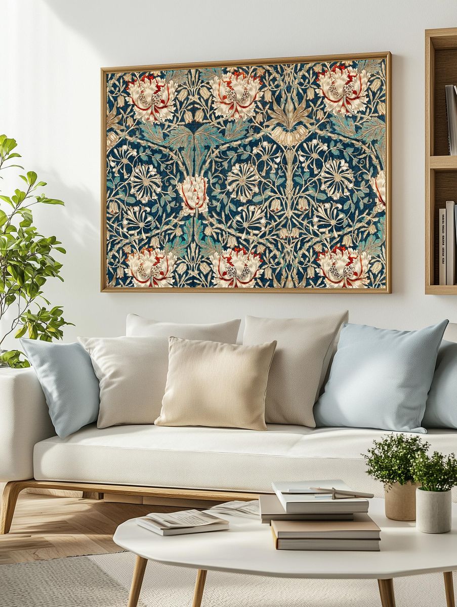William Morris 's Honeysuckle (1876). — room view 2
