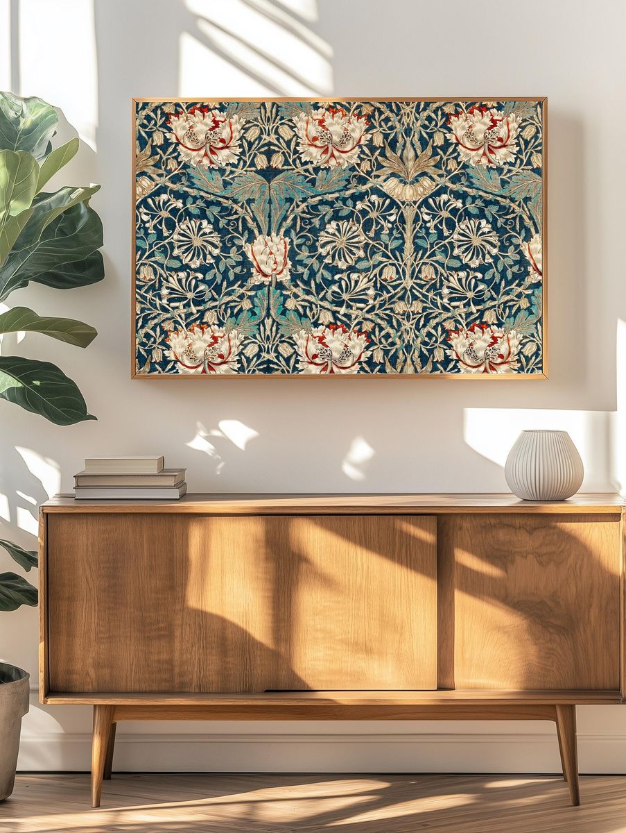 William Morris 's Honeysuckle (1876). — room view 3