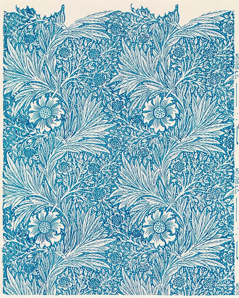 William Morris 's (1834-1896) Blue.
