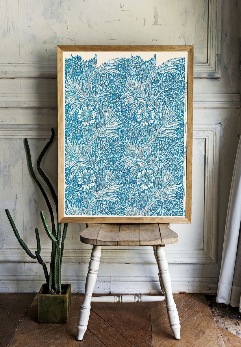 William Morris 's (1834-1896) Blue. room preview