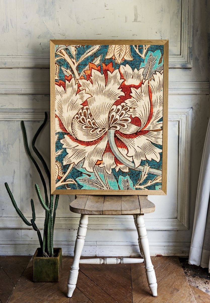 William Morris 's Honeysuckle (1876). — room view 1
