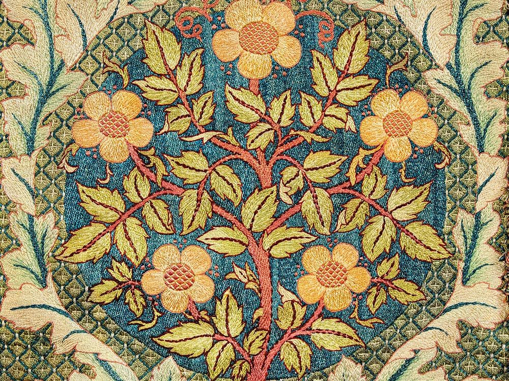 William Morris 's (1834-1896) Rose. poster — fine-art art
