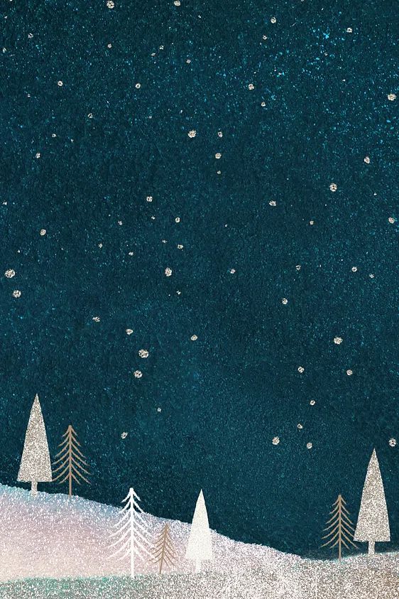 Christmas Eve mobile wallpaper, glitter. poster detail